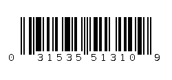031535513109 Barcode