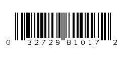 032729810172 Barcode