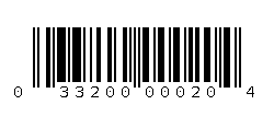 033200000204 Barcode
