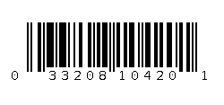 033208104201 Barcode