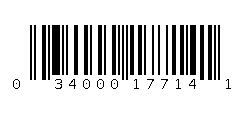 034000177141 Barcode