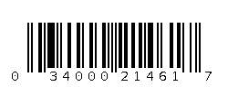 034000214617 Barcode