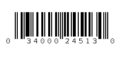 034000245130 Barcode