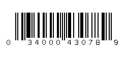 034000430789 Barcode