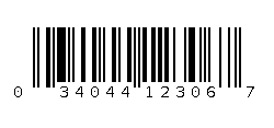 034044123067 Barcode