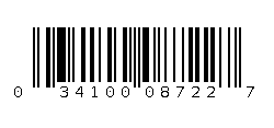 034100087227 Barcode