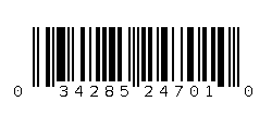 034285247010 Barcode