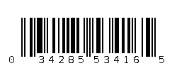 034285534165 Barcode