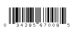 034285670085 Barcode