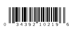034392102196 Barcode