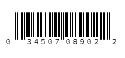 034507089022 Barcode