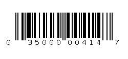 035000004147 Barcode