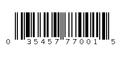 035457770015 Barcode
