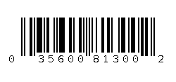 035600813002 Barcode