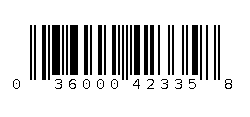 036000423358 Barcode