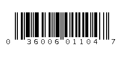 036006011047 Barcode
