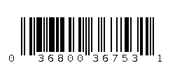 036800367531 Barcode