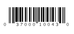 037000100430 Barcode