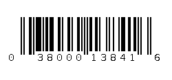038000138416 Barcode