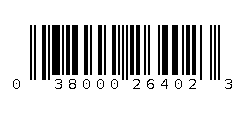 038000264023 Barcode