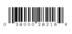 038000282164 Barcode