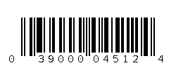 039000045124 Barcode