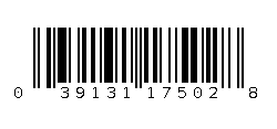 039131175028 Barcode