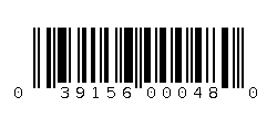 039156000480 Barcode