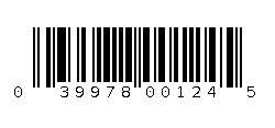 039978001245 Barcode