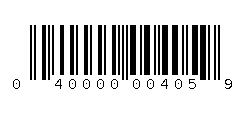 040000004059 Barcode