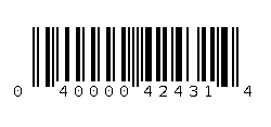040000424314 Barcode