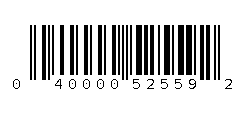 040000525592 Barcode