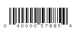 040000579854 Barcode