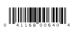 041168006404 Barcode