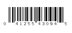 041255430945 Barcode