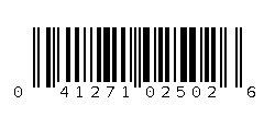 041271025026 Barcode