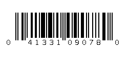 041331090780 Barcode