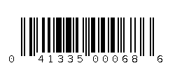 041335000686 Barcode