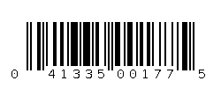 041335001775 Barcode