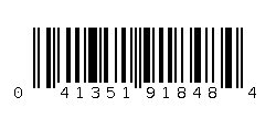 041351918484 Barcode