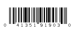 041351919030 Barcode