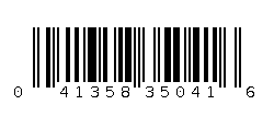041358350416 Barcode