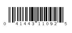 041443110925 Barcode