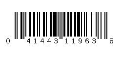 041443119638 Barcode