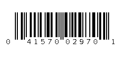 041570029701 Barcode