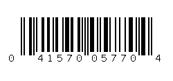 041570057704 Barcode