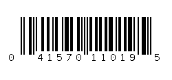 041570110195 Barcode