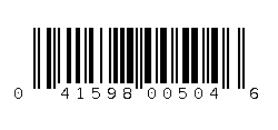 041598005046 Barcode