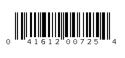 041612007254 Barcode