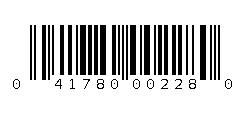 041780002280 Barcode